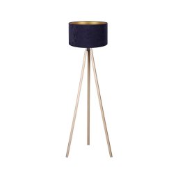 Lampadar VELVET 1xE27/60W/230V bej/albastru BRILAGI