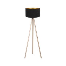 Lampadar VELVET 1xE27/60W/230V bej/negru BRILAGI