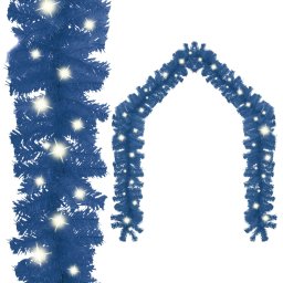 Ghirlanda de Craciun cu lumini LED, albastru, 5 m GartenMobel Dekor