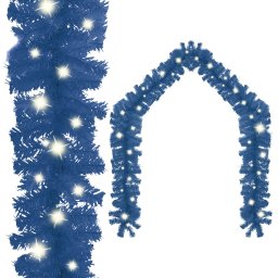 Ghirlanda de Craciun cu lumini LED, albastru, 10 m GartenMobel Dekor