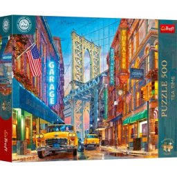Trefl Premium Plus: Campionatul European de Puzzle New York - puzzle de 500 de piese