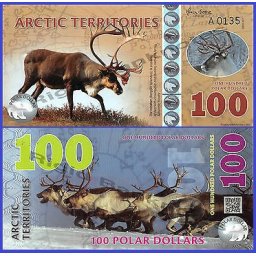 Antarctica 2017 - 100 dollars, necirculata