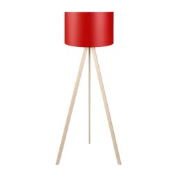Lampă de podea AYD 1xE27/40W/230V roșie/bej