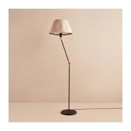 Lampadar flexibil AYD 1xE27/40W/230V negru/bej