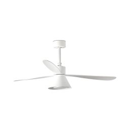 FARO AMELIA L CONE 33760WT-22-LED - ventilator cu lampă LED reglabilă/20W/230V, alb, Ø132 cm WT + telecomandă