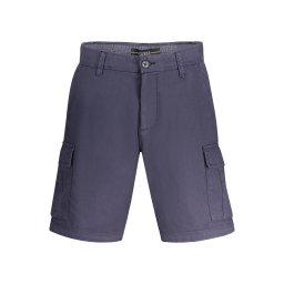 Pantaloni scurți Bermuda albaștri cu buzunar pentru bărbați Guess