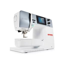 Masina de Cusut si Quilting Bernina 480 SE Computerizata 994 Cusaturi Alb/Gri