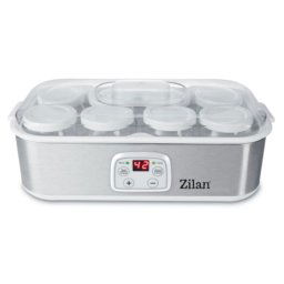 Aparat pentru facut iaurt Zilan ZLN6104, afisaj LED, timer, termostat reglabil