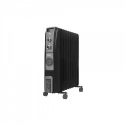 Calorifer electric cu ulei Zilan ZLN1963, negru, termostat reglabil, 2500 W, 11 elementi