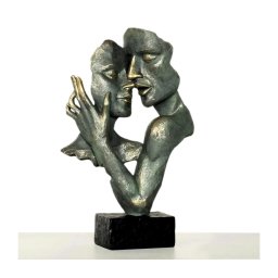 Decorațiune de masă din rășină/patină 31,5x9,5x19 cm