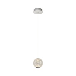 Lustră suspendată pe cablu CREMONA LED/5W/230V 3000K crom mat