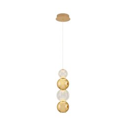 Candelabru LED CREMONA pe cablu, 7W, 230V, 3000K, auriu