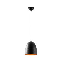 Pendul pe cablu TATTOO 1xE27/40W/230V, Ø 20 cm, negru
