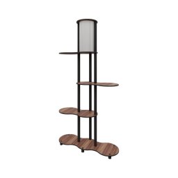 Lampadar cu polițe NOTO 1xE27/40W/230V maro/negru
