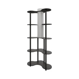Lampadar cu polițe NOTO 1xE27/40W/230V negru