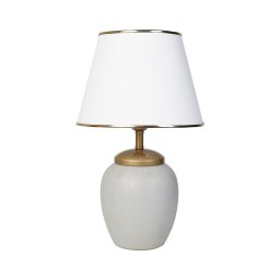 Lampă de birou RAMZES 1xE27/40W/230V alb/gri