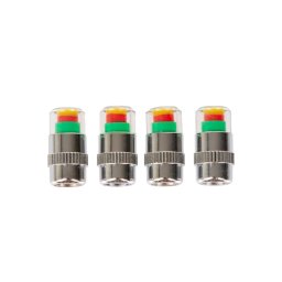 Gadgetry Set 4 capacele roata cu indicator presiune 2.4bar