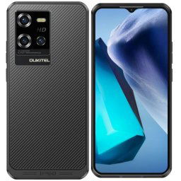 Oukitel WP50, 5G, 6.60" HD+, 12GB RAM (4GB + 8GB extensibili), 256GB ROM, Android 14, MTK Dimensity 6100+, NFC, Face Unlock, Amprenta, 48MP, 6500mAh, Dual SIM Black / 4 GB / 256 GB