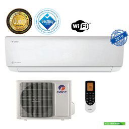 Instalatie de aer conditionat Aparat de aer conditionat Gree Bora A4 Silver, R32 GWH18AAD-K6DNA4E, Inverter 18000 BTU,