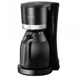Cafetiera cu cana termos ELITE 800W 6-8 Cesti Negru