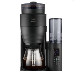 Espressor Cafetiera Filtru cu Rasnita si Container AromaFresh 1030-05, 870W, 1.25L, Aroma Sealed, Negru