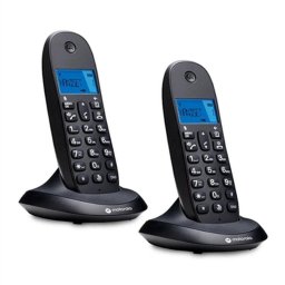 Telefon Set Duo - telefon fara fir Motorola C1002CB+, Negru