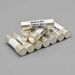 Siguranta Fuzibila Fotovoltaica 25A / 1000V DC - 10x38mm - 10Buc/Set
