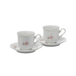 Serviciu cafea portelan 6 persoane 95 ml, Thun Constance decor floral - CSSCF-12