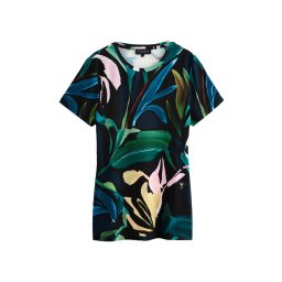 TED BAKER T-Shirt Haiiley Printed Fitted Short Sleeve 280394 black
