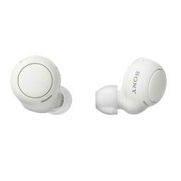 Casti In-Ear Sony WFC500W, True Wireless, Microfon, Bluetooth, IPX4, Autonomie 10 ore, Alb