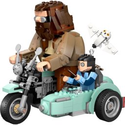 Jucarie LEGO HARRY POTTER, Hagrid™ si Harry intr-o tura cu motocicleta
