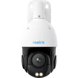 Camera de supraveghere exterior Reolink P850, rotativa IP PTZ Speed Dome cu iluminare duala, 4K, 5.3 - 86mm, IR/lumina alba 80 m, microfon si difuzor, detectie om/vehicul/animal, slot card, auto tracking, vizualizare de pe telefon, PoE, 16x
