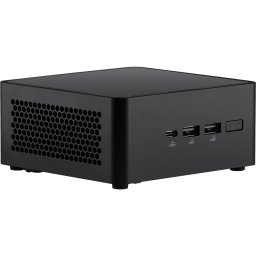 Sistem PC ASUS NUC 14 Pro RNUC14RVHV500002I, Barebone, Intel® Core™ Ultra 5 135H pana la 4.6GHz, fara RAM, fara stocare, Intel® Arc™ graphics, No OS, Negru