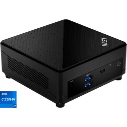 Sistem PC MSI Cubi 5 12M-020BDE, Barebone, Intel Core i7-1255U, No RAM, No HDD, Intel Iris Xe Graphics, No OS, Negru