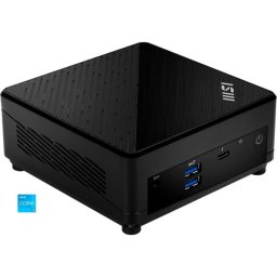 Sistem PC MSI Cubi 5 12M-022BDE, Intel Core i3-1215U, No RAM, No HDD, Intel UHD Graphics, No OS, Negru