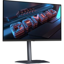 Monitor gaming QD-OLED GIGABYTE MO27U2, 27 inch, UltraHD 4K, HDMI, DisplayPort, Pivot, Boxe, 0.03 ms, 240 Hz, Negru