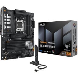 Placa de baza ASUS TUF GAMING X870-PLUS WIFI, ATX, Memorie suportata 192 GB DDR5, Socket AM5, PCIe 5.0