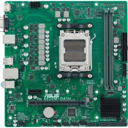 Placa de baza ASUS PRO A620M-DASH-CSM, mATX, Memorie suportata 96 GB DDR5, Socket AM5