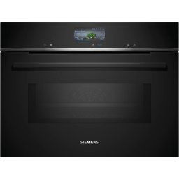 Cuptor electric multifunctional Siemens CM776GKB1 IQ700, 60 cm, 45 l, Home Connect, Negru-Inox
