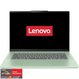 Laptop Lenovo IdeaPad Slim 5 15ARP10, Display 15.3" WUXGA 1920x1200, IPS, Procesor AMD Ryzen™ 7 7735HS, Memorie RAM 16 GB LPDDR5x, Capacitate de stocare 512 GB SSD M.2, Placa video integrata AMD Radeon™ 680M Graphics, Free DOS, Verde (INT Keyboard)