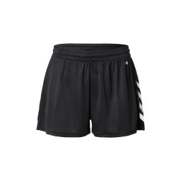 Hummel Pantaloni sport negru / alb