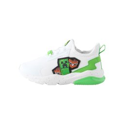 Next Sneaker 'Minecraft' verde kiwi / portocaliu / negru / alb