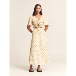 St MRLO Rochie 'Bobbie' șamoa / galben auriu