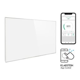 Klarstein Wonderwall 960 Smart, încălzitor cu infraroșu, 80 x 120 cm, 960 W, cronometru săptămânal, IP24, alb (ACO14-Wonderwall960S)
