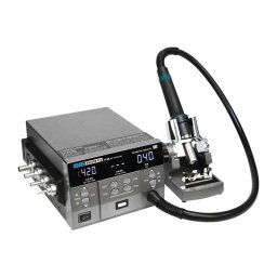 Pistol de lipit cu aer cald SUGON 8620DX Pro, 1300W, Temperatura reglabila 100-550°C, 4 duze, Suport fixare, Silver