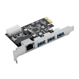 Placa de retea PNU-3A1R-BK, 3x USB 3.0