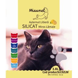 MIAUNEL Silicat pisici aroma Lamaie 3.8 L - MULTIPACK
