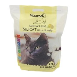MIAUNEL Silicat pisici aroma Lamaie 3.8 L