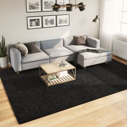 Covor „OVIEDO”, fire scurte, negru, 240x340 cm GartenMobel Dekor