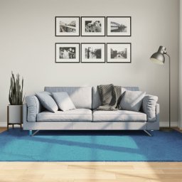 Covor „OVIEDO”, fire scurte, turcoaz, 160x230 cm GartenMobel Dekor